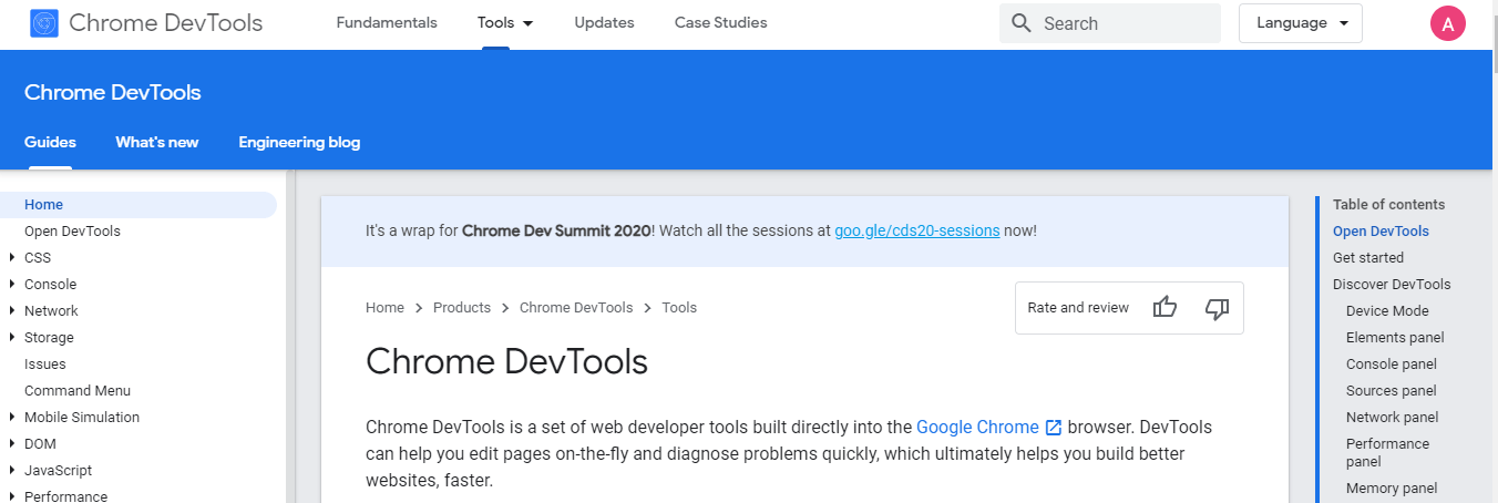 Chrome DevTool
